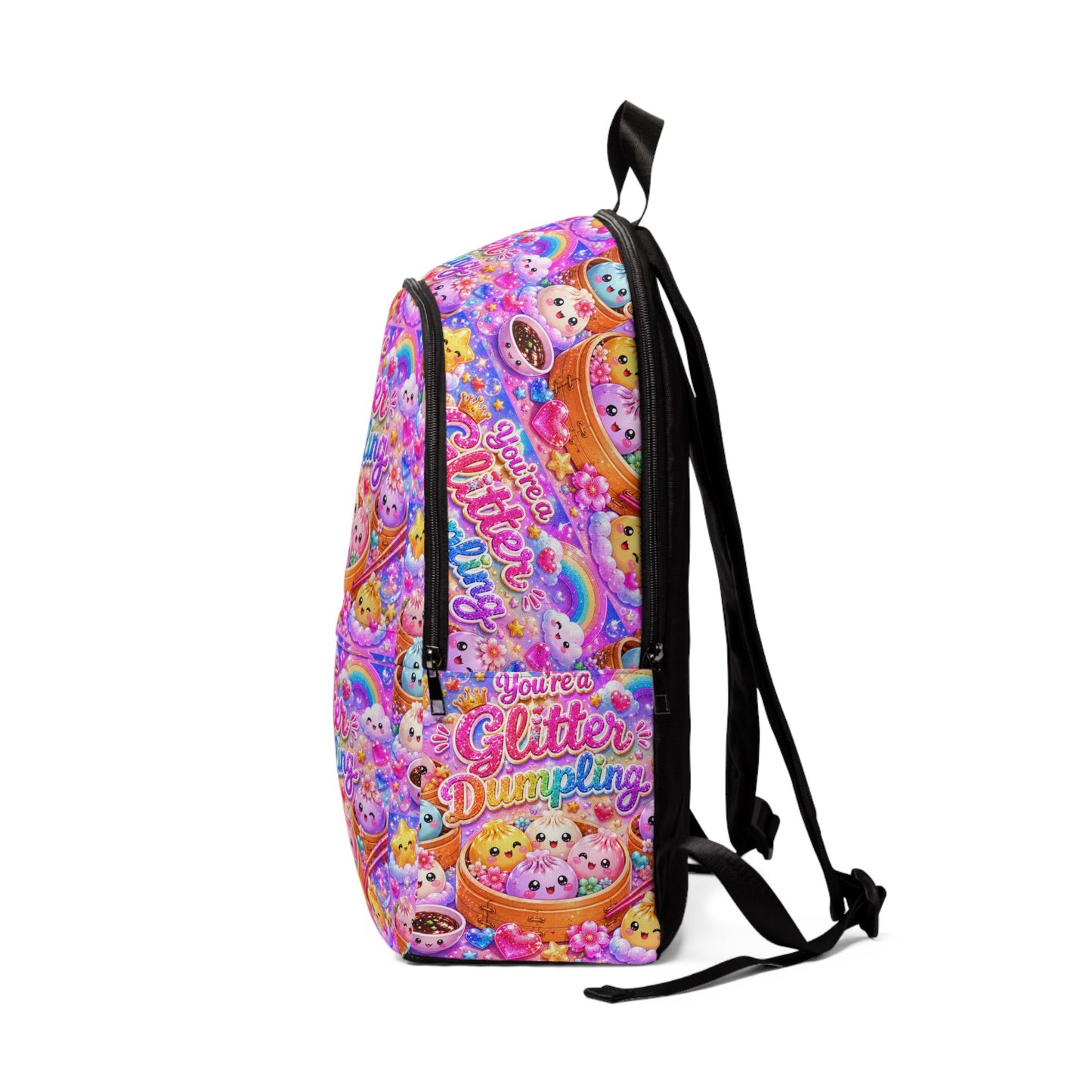 Kawaii Glitter Dumpling Backpack