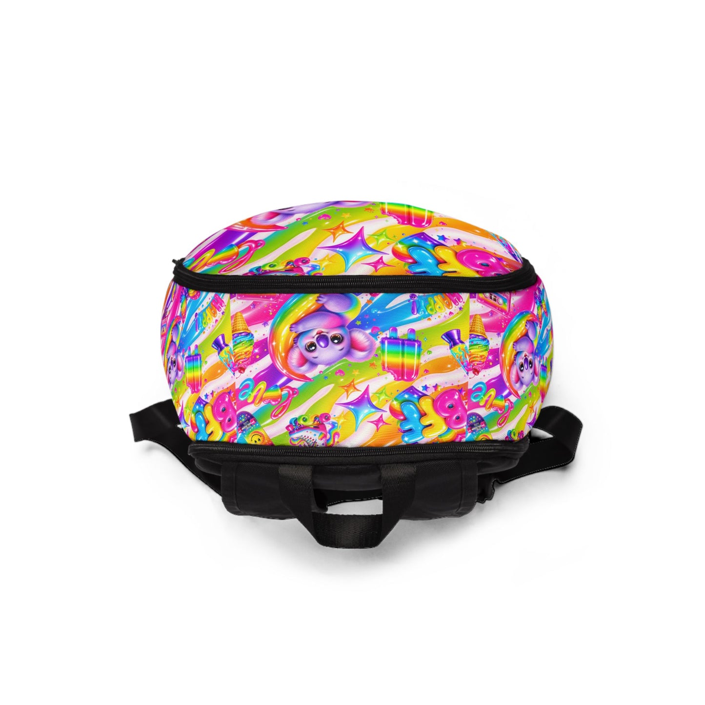 Rainbow Koala Backpack — Colorful Kids School Bag with Cute Koala Design