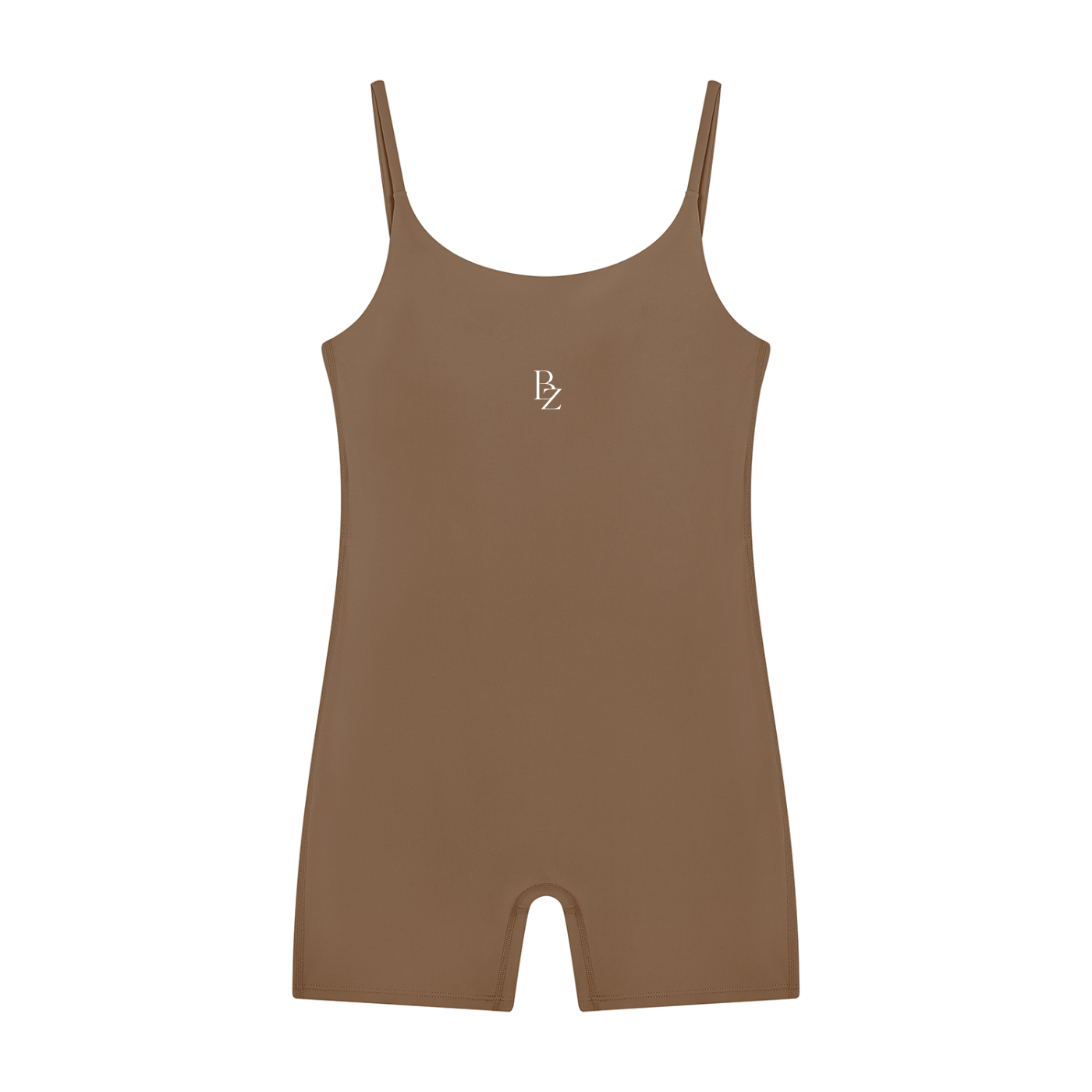 Women’s U-Neck Sculpting Workout Romper – Yoga & Gym One-Piece