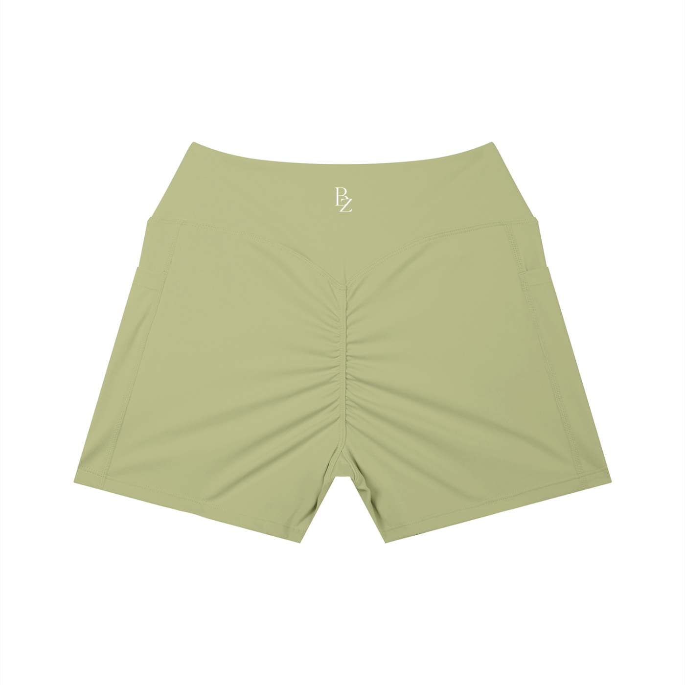 Women’s High-Waisted Yoga Shorts with Pockets – Sculpting Workout Shorts
