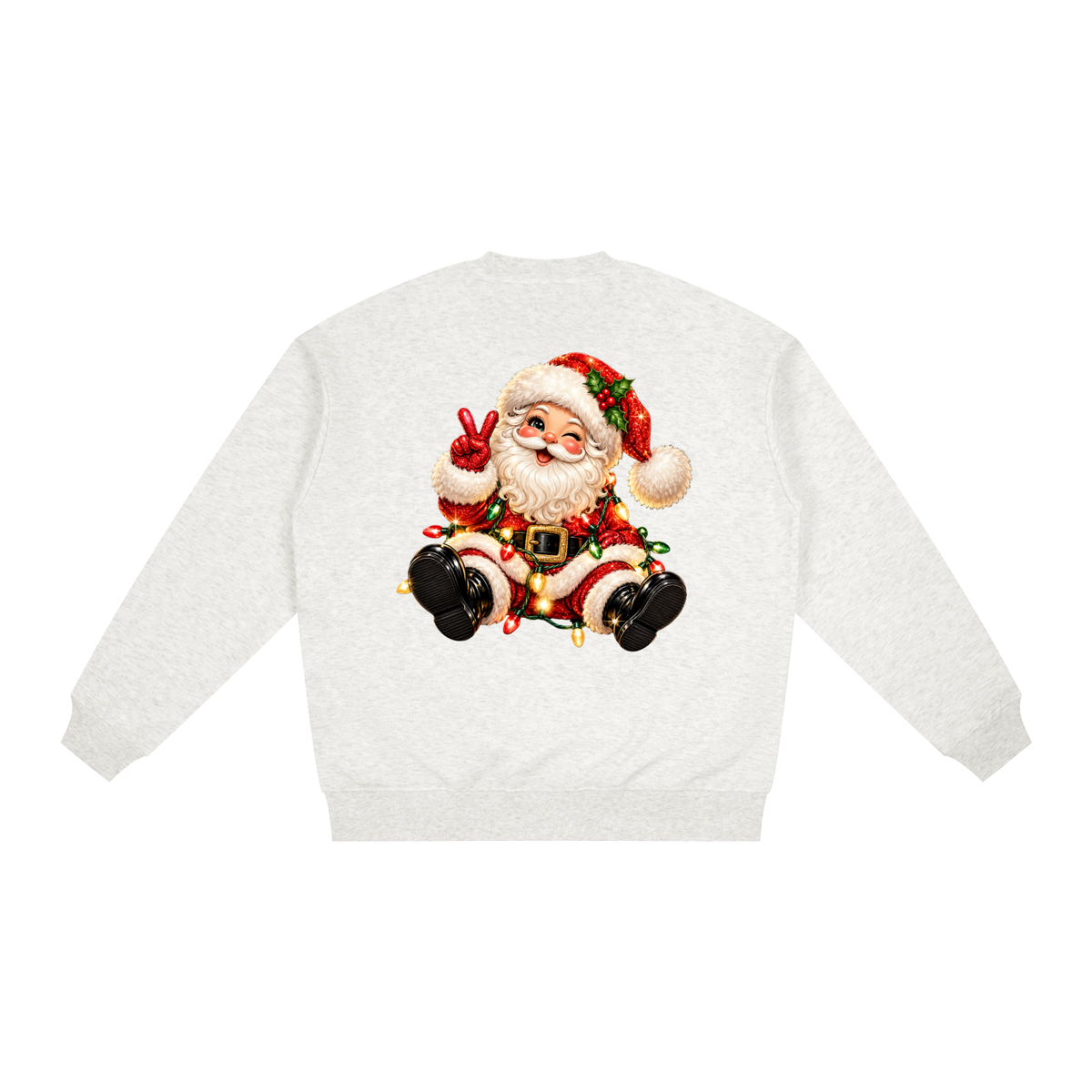 Oversized Drop Shoulder Crewneck Sweatshirt