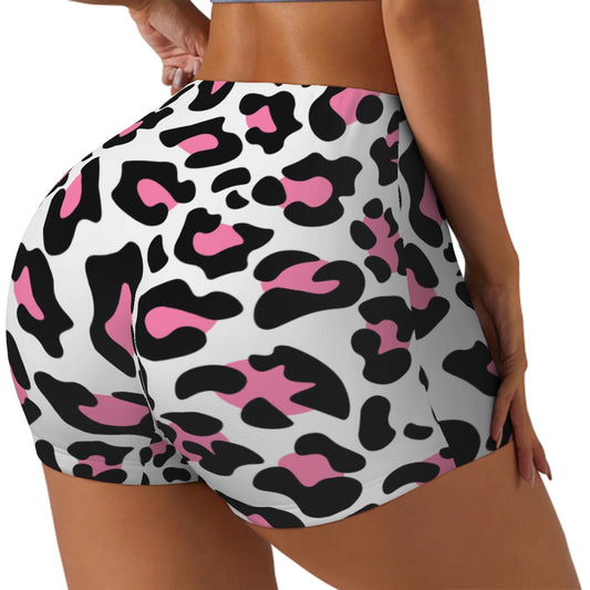 Womans Shorts - Active Wear - Gym Clothes for women - Shorts for women - Leopard print clothes - Leopard Print Shorts