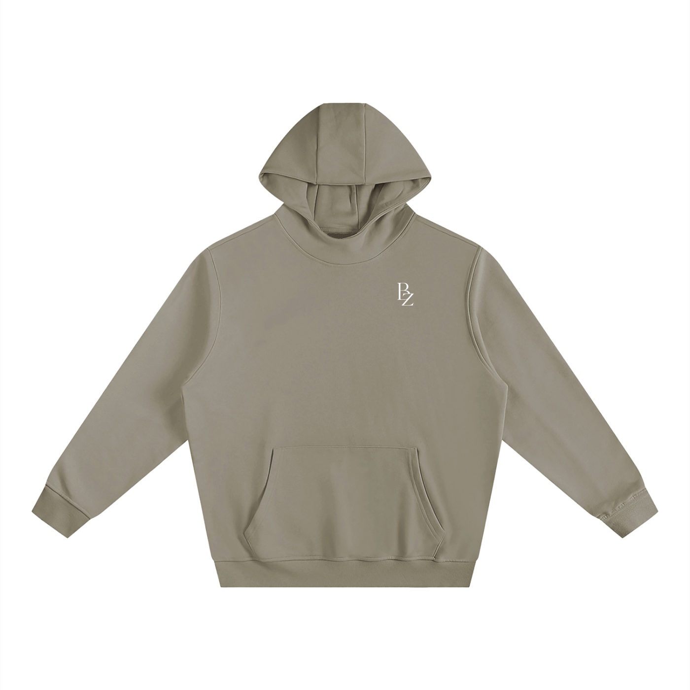 Fleeced High Neck Hoodie