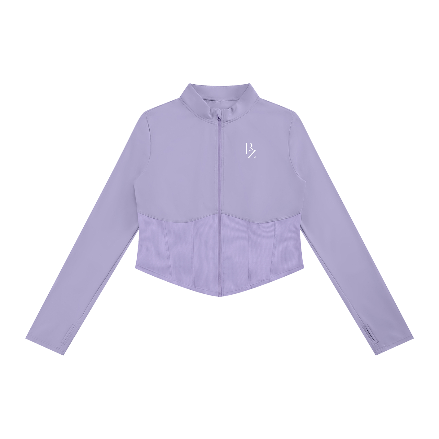 Women’s Sculpting Full-Zip Workout Jacket – Slim Fit Yoga & Running Jacket
