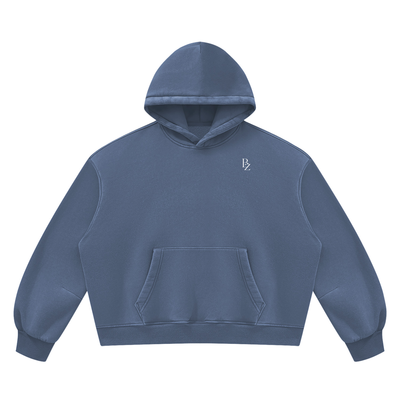 Unisex Vintage Wash Boxy Fleece Hoodie
