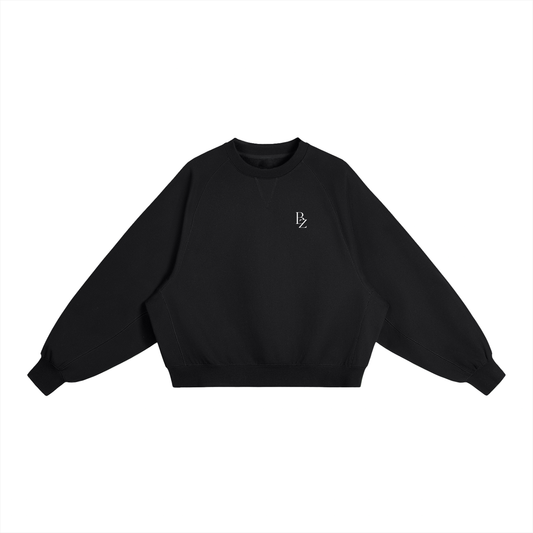 BZ Unisex 420 GSM Heavyweight Boxy Sweatshirt | Premium Crewneck