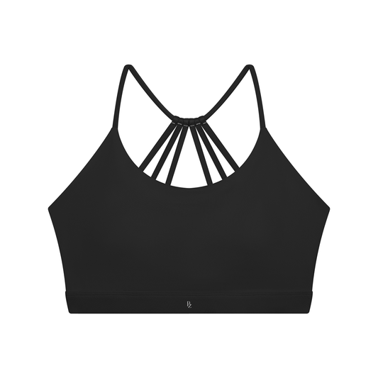 Women’s Color Block U-Neck Sports Bra – Yoga & Workout Crop Top