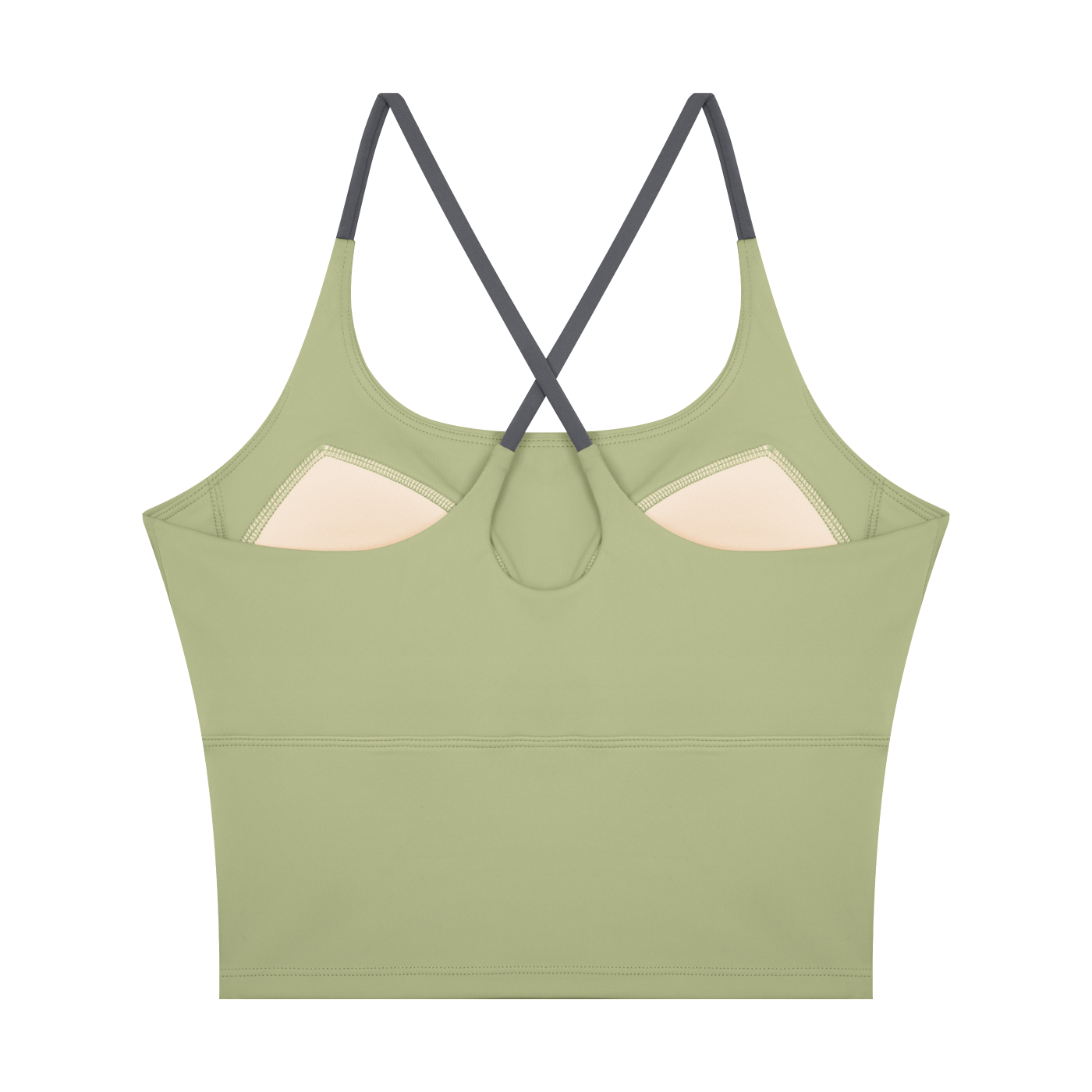 Women’s Color Block Yoga Tank Top – Cropped Workout & Gym Top