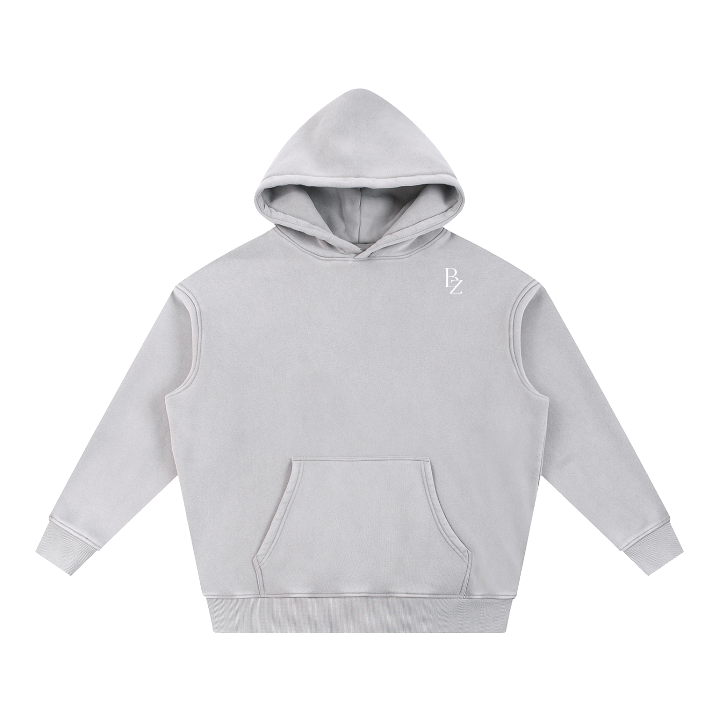 Snow Wash Oversized Fleece Hoodie – Vintage Unisex Streetwear Hoodie