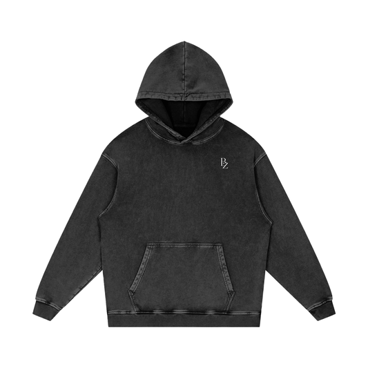 BZ Unisex 420 GSM Snow Wash Cotton Hoodie | Premium Streetwear