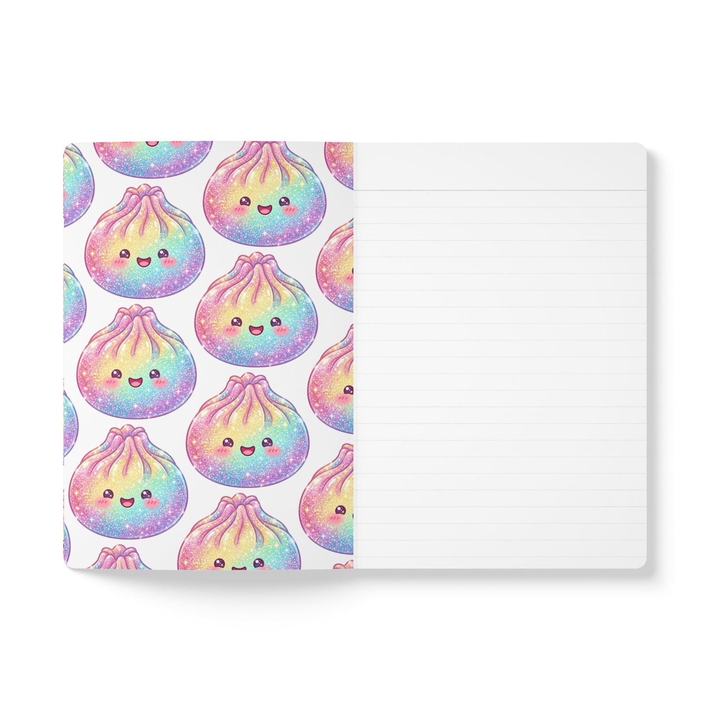 Kawaii Squishy Toys Softcover Journal — “I’m In My Squishy Era” Cute Sticker-Style Notebook