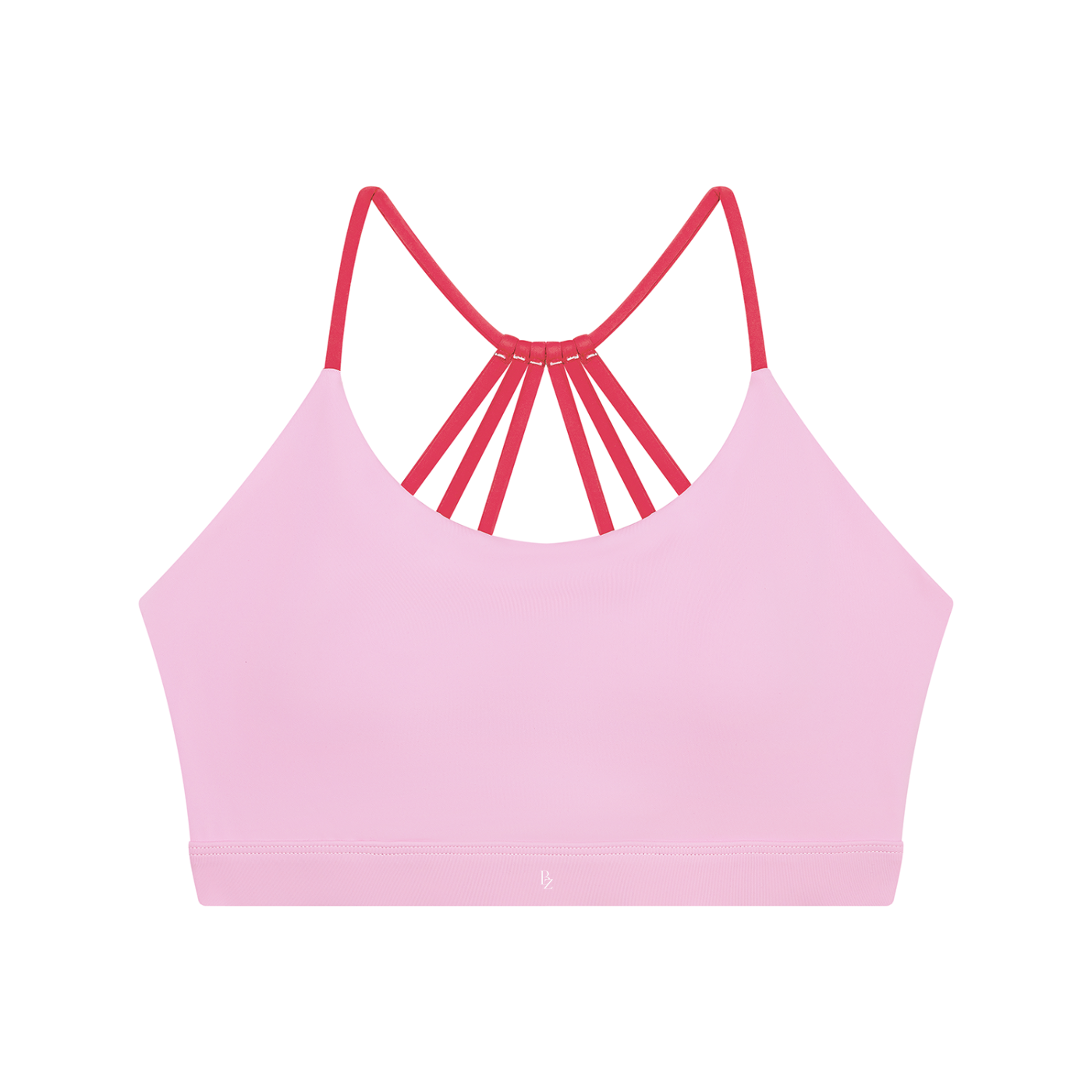 Women’s Color Block U-Neck Sports Bra – Yoga & Workout Crop Top