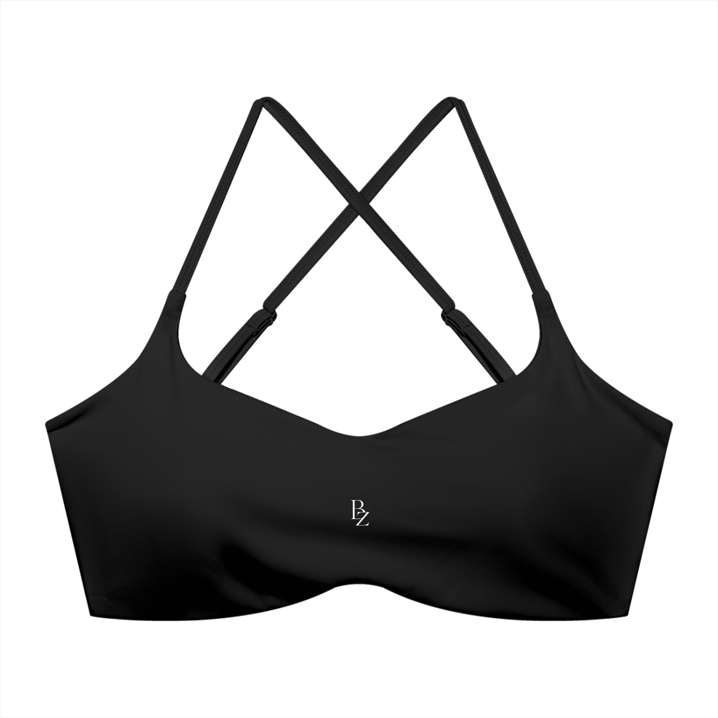 Women’s Cropped Sports Bra – Fitted Workout & Gym Top