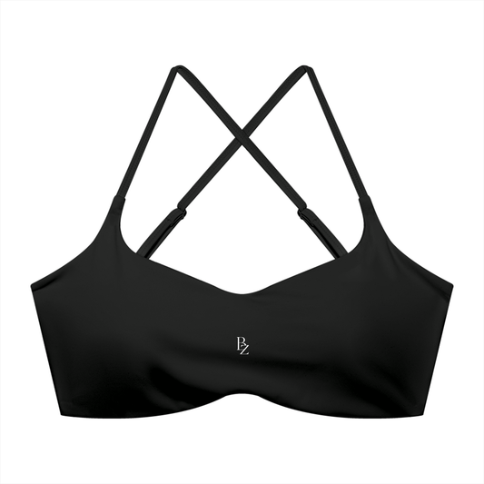 Women’s Cropped Sports Bra – Fitted Workout & Gym Top