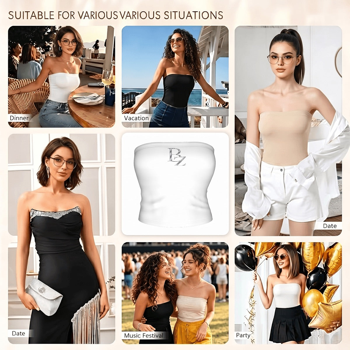 Bezi Second Skin Tube Top