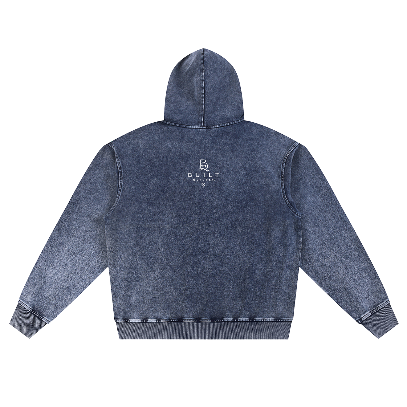 Snow Wash Oversized Hoodie – Vintage Heavyweight Unisex Gym Hoodie
