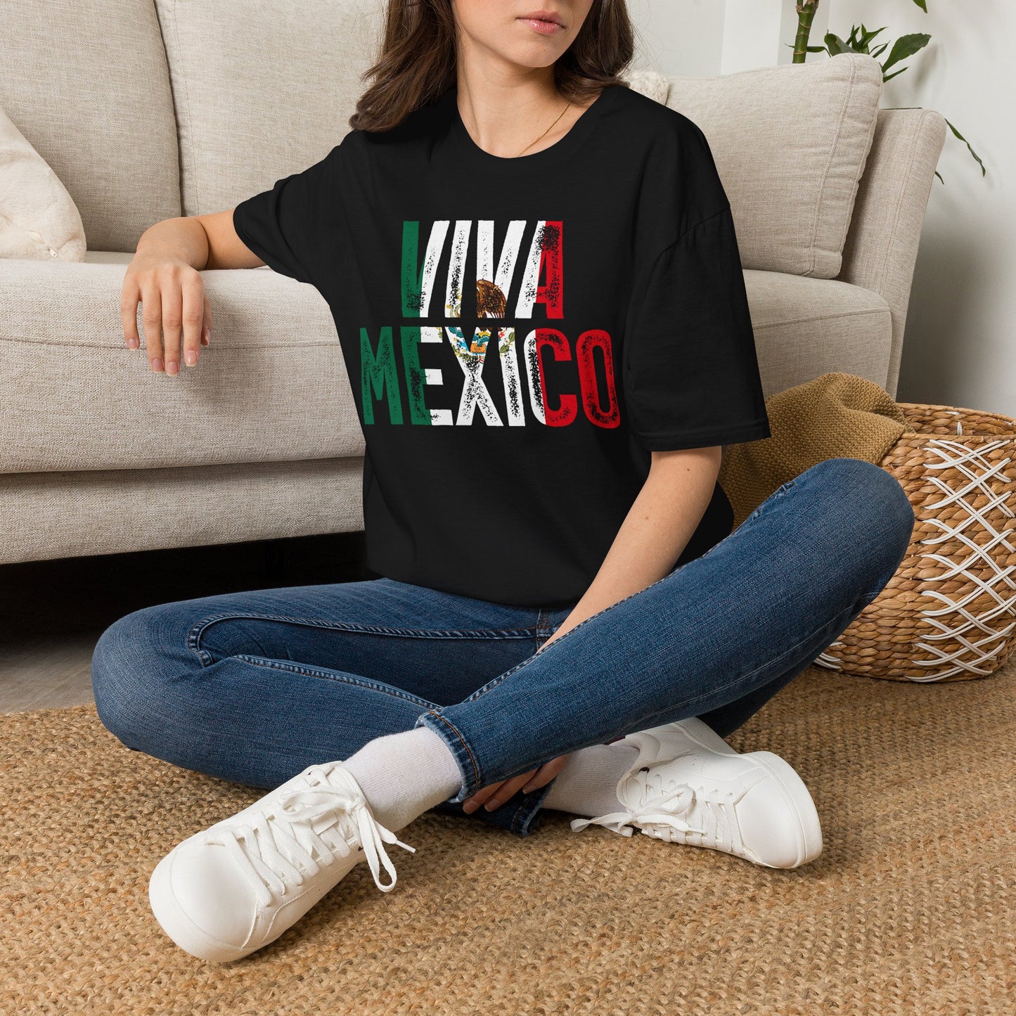 Viva Mexico T-Shirt — Mexican Flag Eagle Patriotic Tee
