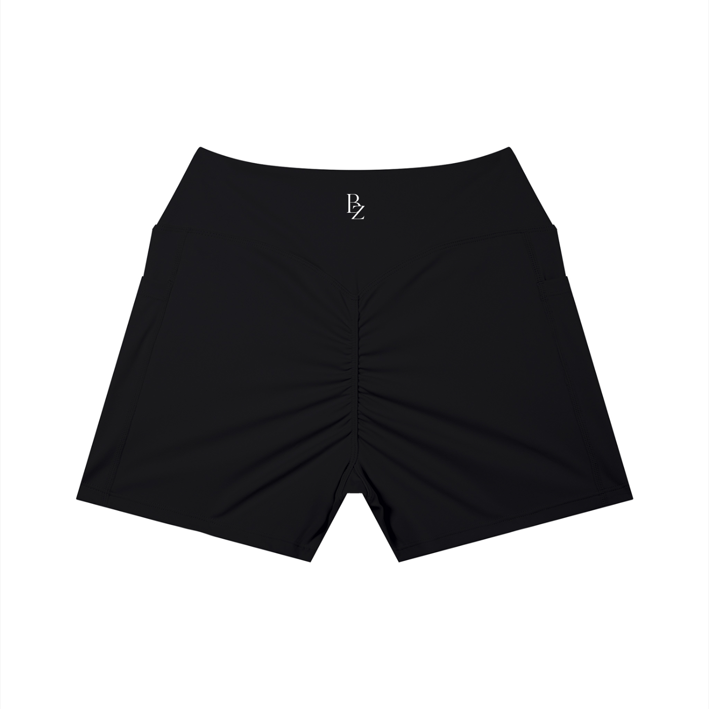 Women’s High-Waisted Yoga Shorts with Pockets – Sculpting Workout Shorts