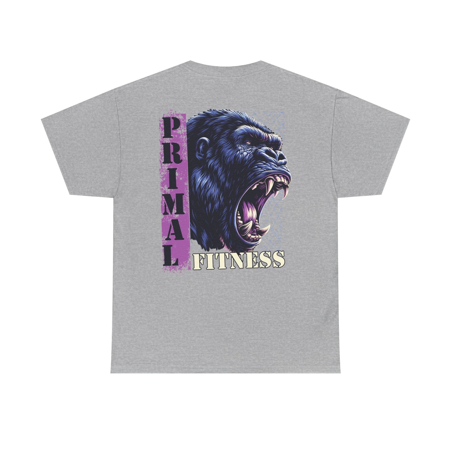 Primal Fitness Tee — Roaring Gorilla Gym T-Shirt - Fitness T-shirt - Gift for him - Gym Fit - Active Wear - Gorilla Shirt