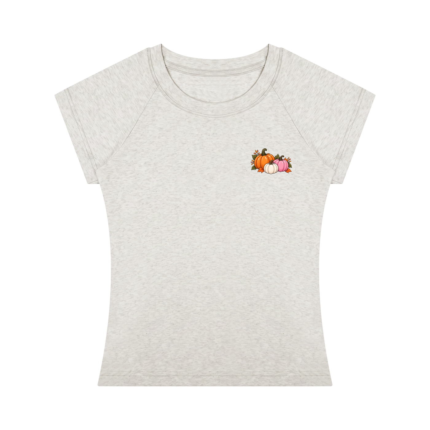 Women’s Slim Fit Raglan T-Shirt | Stretch Cotton Fitted Everyday Tee