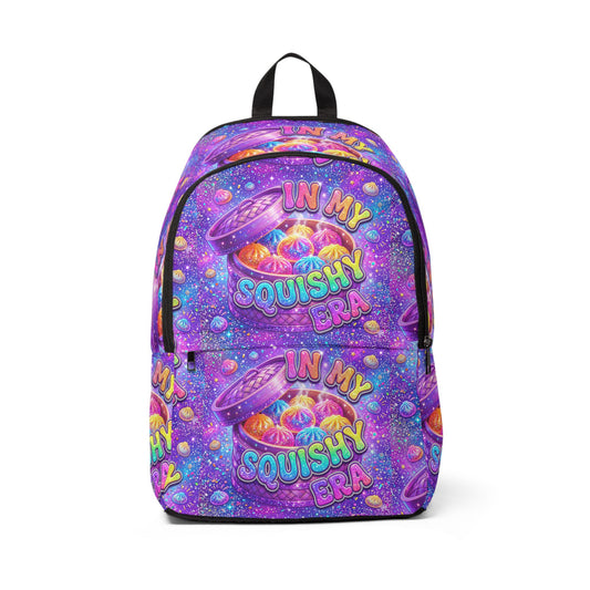 Squishy Era Backpack — 'In My Squishy Era' Colorful Galaxy Print