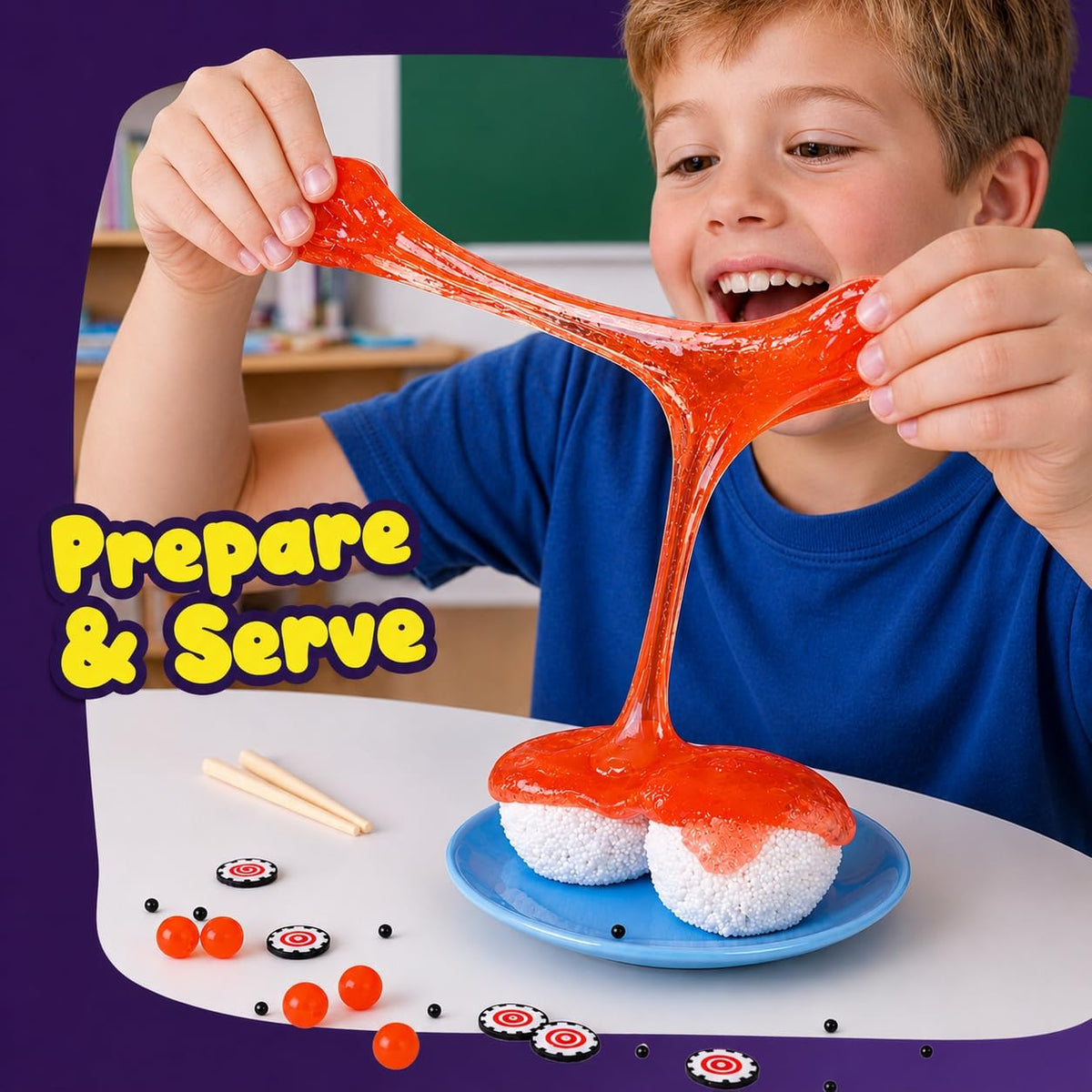 Slime Kit Surprise Toy for Kids, Mystery Food Slime Toys for Girls Ages 6-8