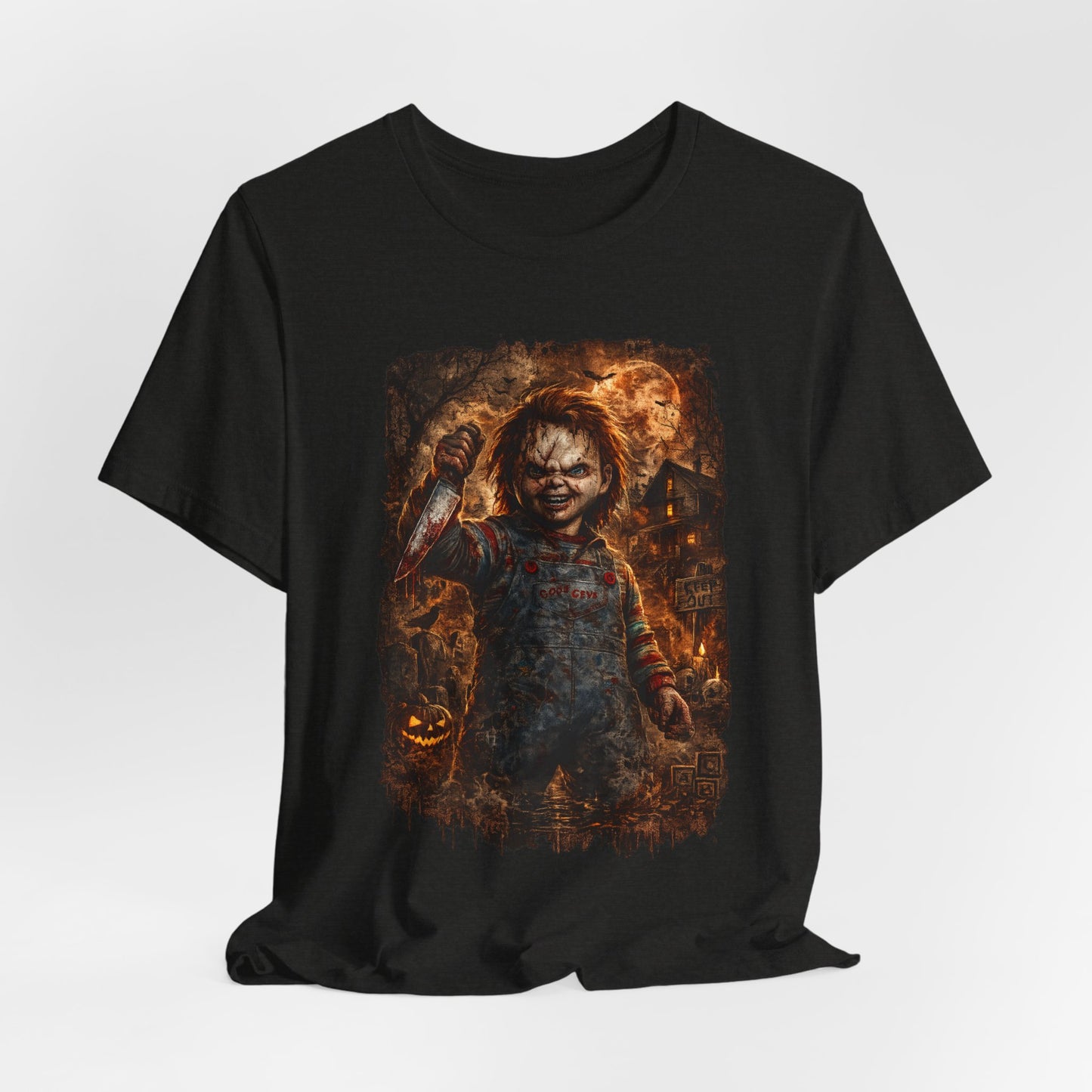 Chucky Horror Movie T-Shirt — Vintage Pumpkin Patch Halloween Tee