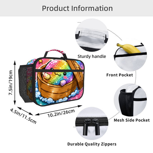 Cute Kawaii Dumpling Kids Lunch Box | Leakproof Bento Box for School | BPA-Free Reusable Lunch Container | Back-to-School Essential