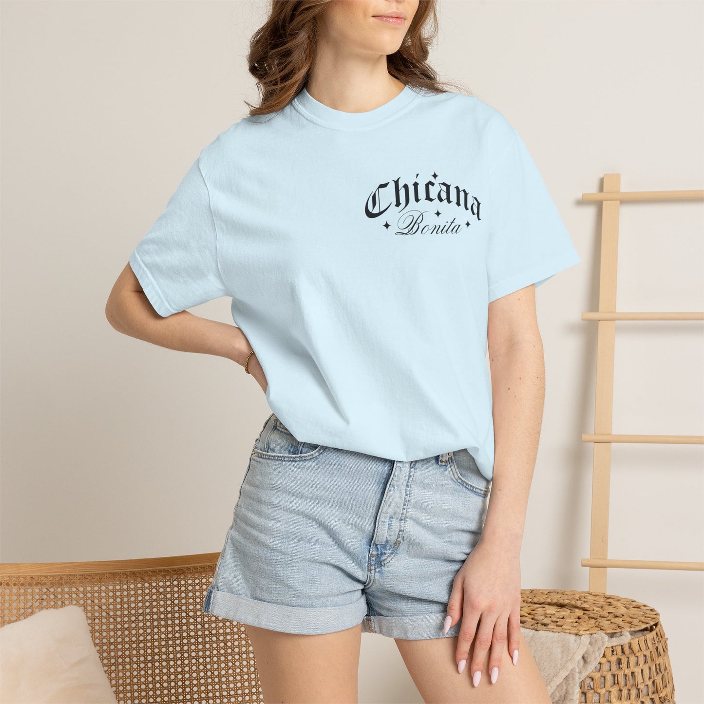 Chicana Bonita Tee — “With A Big Ass Heart” Graphic T‑Shirt