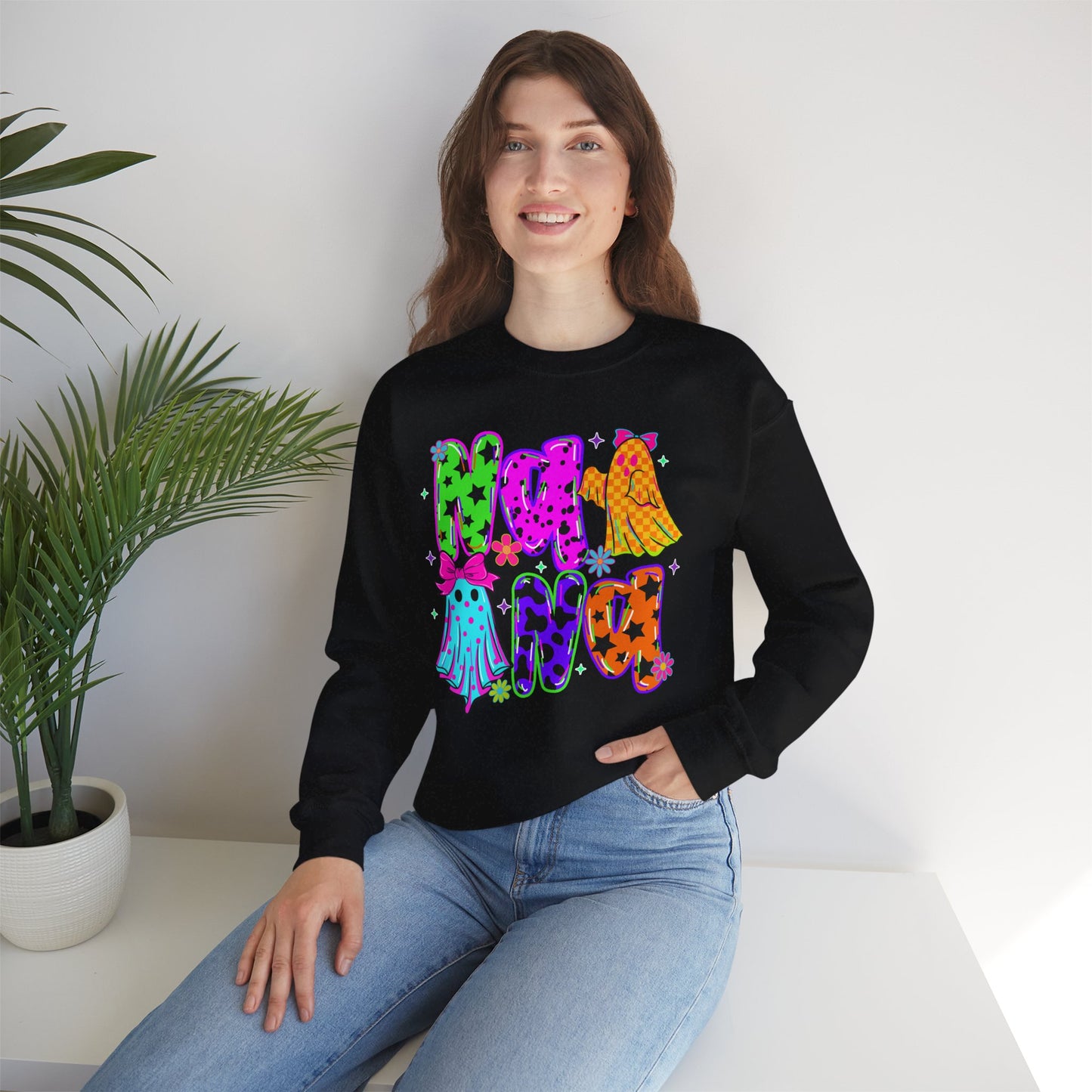 Nana Sweatshirt - Nana Halloween Sweater - Halloween Sweater - Fall Sweater - Ghost Sweater - Sweater Weather