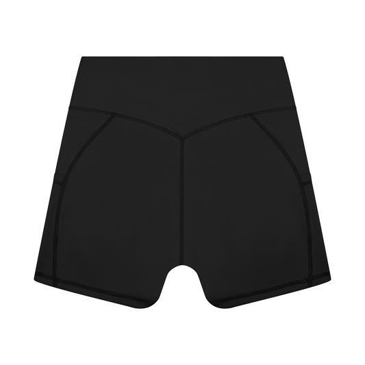 Women’s High-Waisted Yoga Shorts with Pockets – Sculpting Workout Shorts