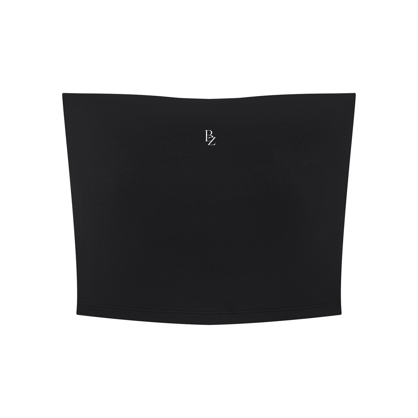 Women’s Strapless Yoga Crop Top – Fitted Bandeau Workout Top