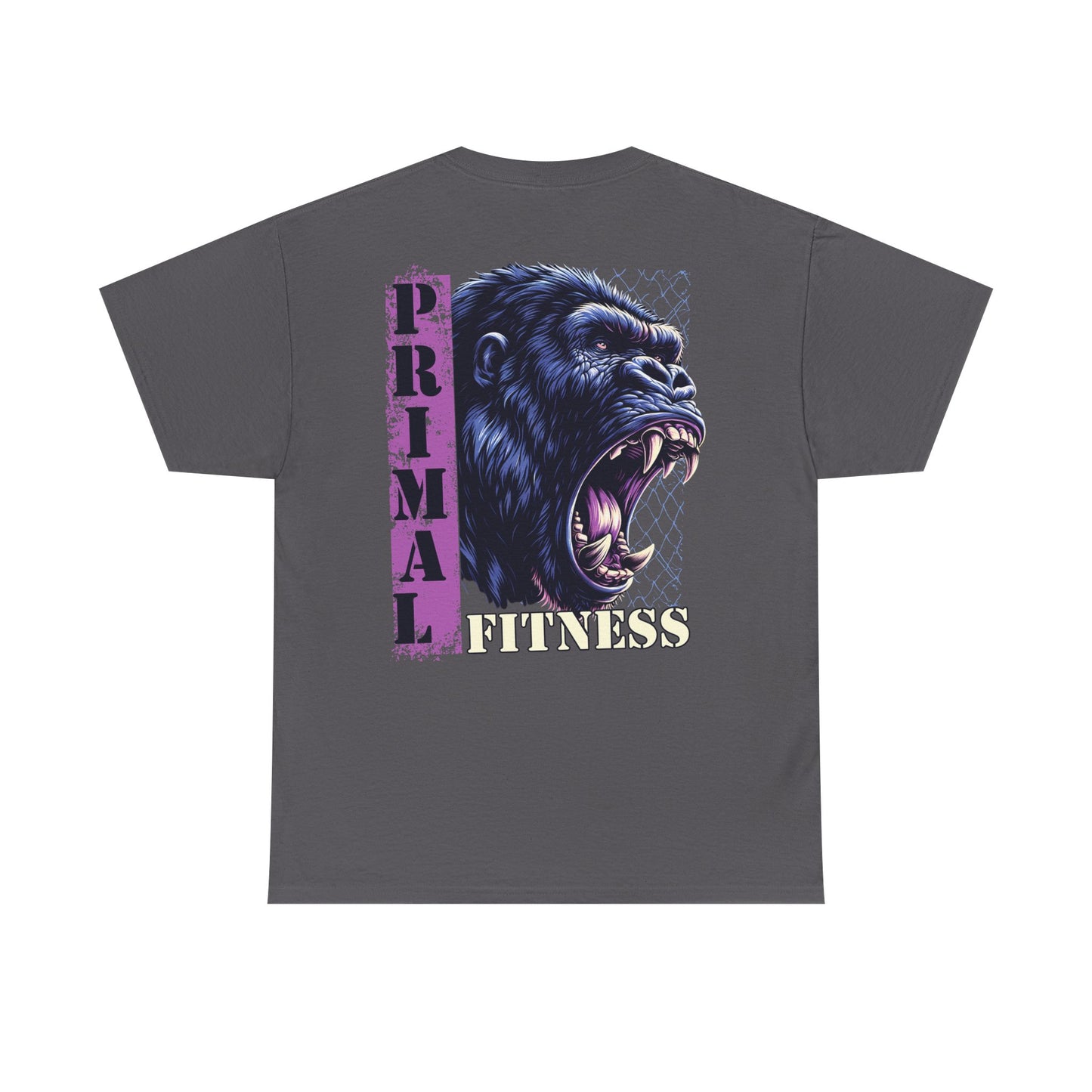 Primal Fitness Tee — Roaring Gorilla Gym T-Shirt - Fitness T-shirt - Gift for him - Gym Fit - Active Wear - Gorilla Shirt
