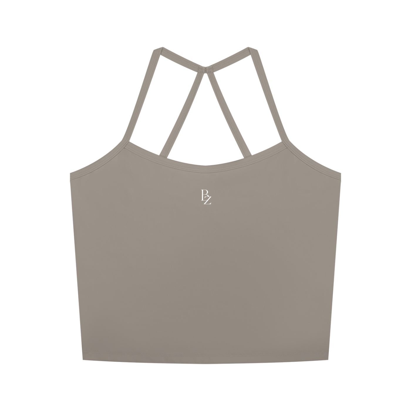 Women’s Cropped Yoga Tank Top – Fitted Workout & Gym Top
