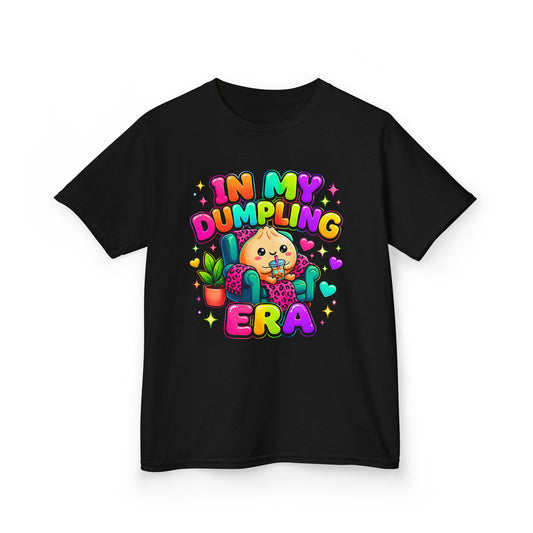 Kids Tee — "In My Dumpling Era" Cute Kawaii Dumpling Shirt