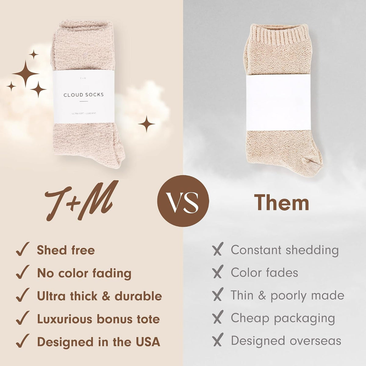 Warm & Cozy Ultra-Luxe Cloud Fuzzy Socks, Gifts for Women
