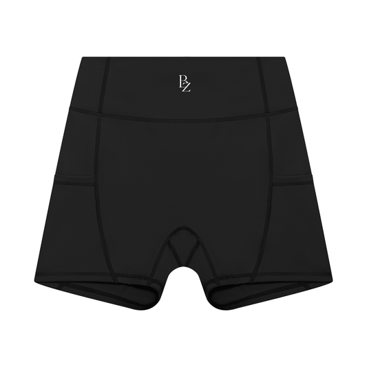 Women’s High-Waisted Yoga Shorts with Pockets – Sculpting Workout Shorts