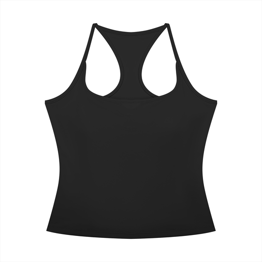 Women’s Cropped Yoga Tank – Fitted Workout & Pilates Top