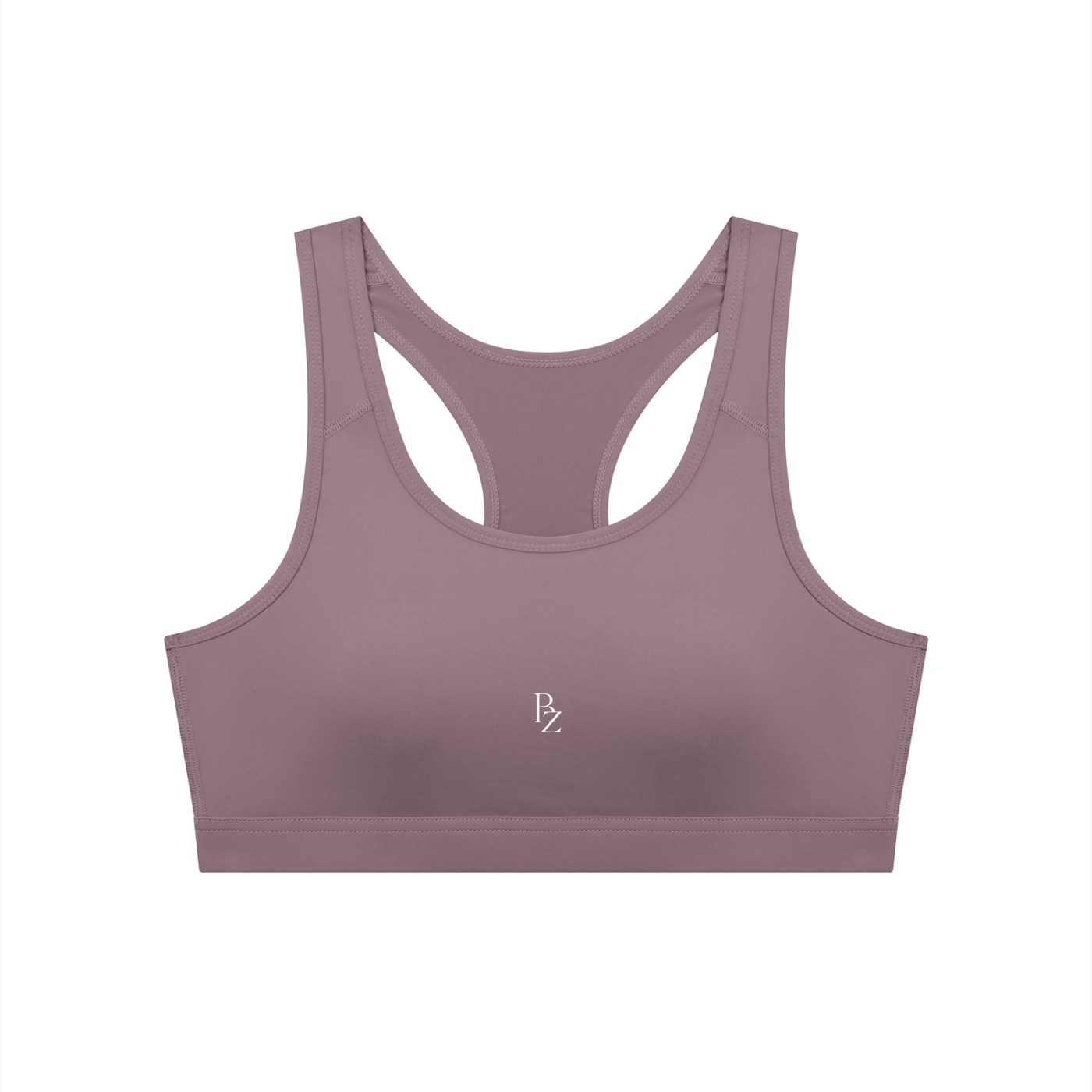 Women’s Backless Cropped Sports Bra – U-Neck Workout Top