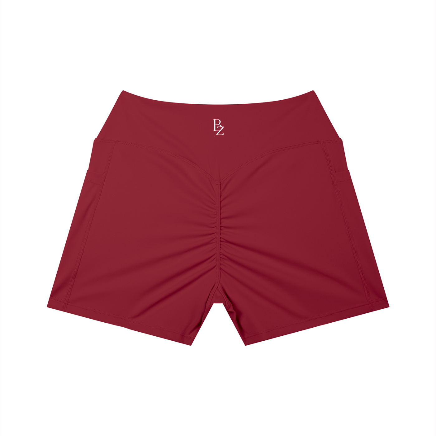 Women’s High-Waisted Yoga Shorts with Pockets – Sculpting Workout Shorts