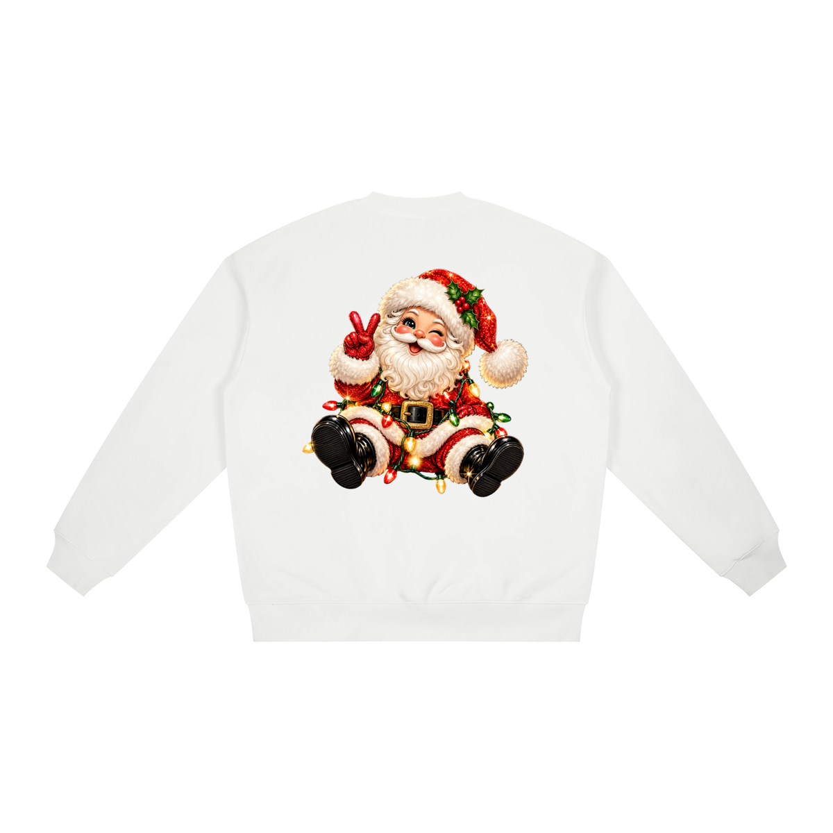 Oversized Drop Shoulder Crewneck Sweatshirt