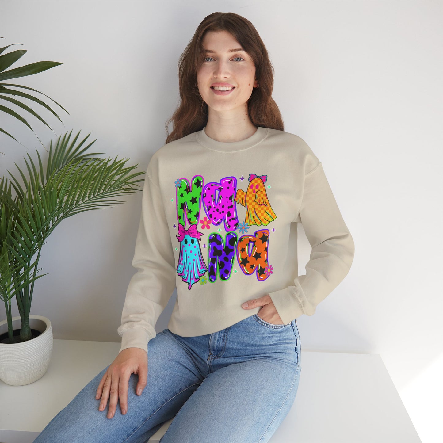 Nana Sweatshirt - Nana Halloween Sweater - Halloween Sweater - Fall Sweater - Ghost Sweater - Sweater Weather