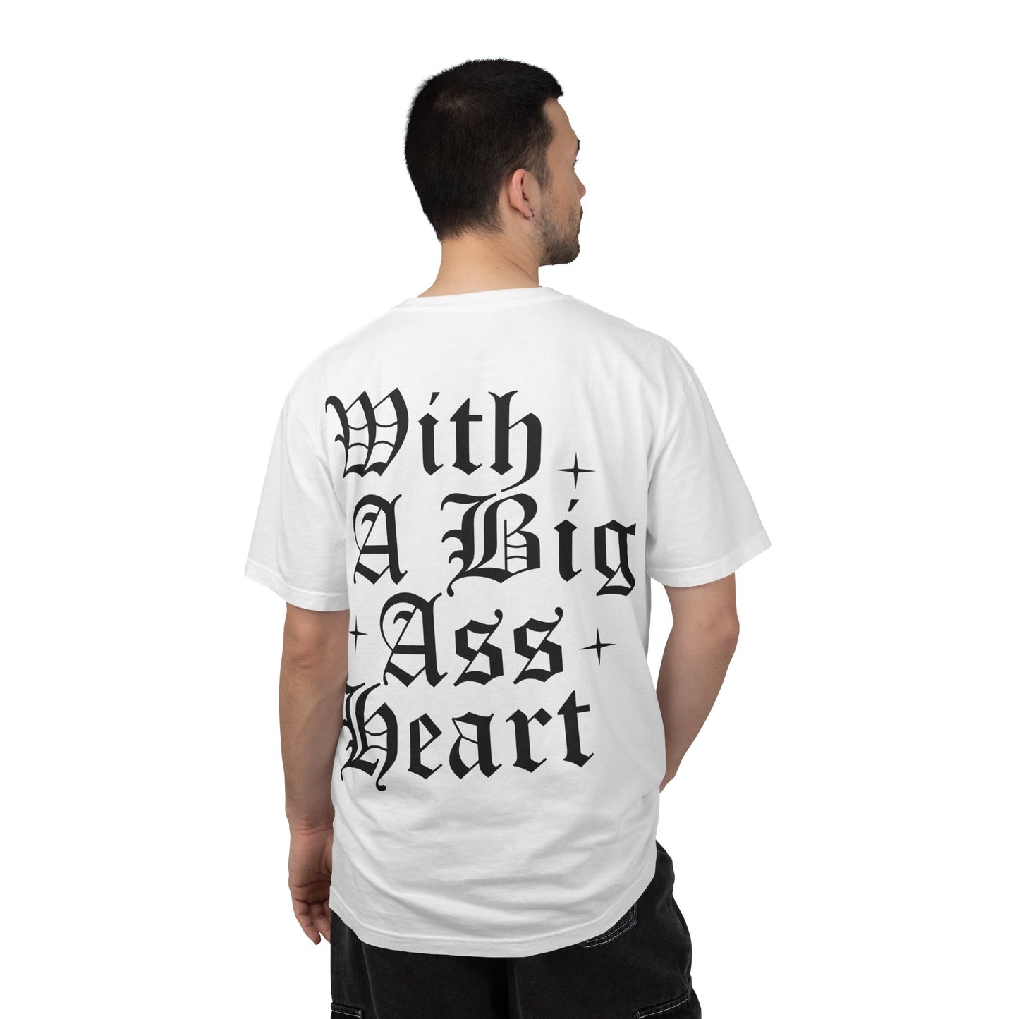 Chicana Bonita Tee — “With A Big Ass Heart” Graphic T‑Shirt