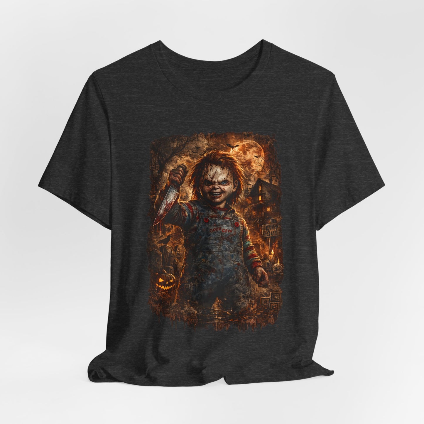 Chucky Horror Movie T-Shirt — Vintage Pumpkin Patch Halloween Tee