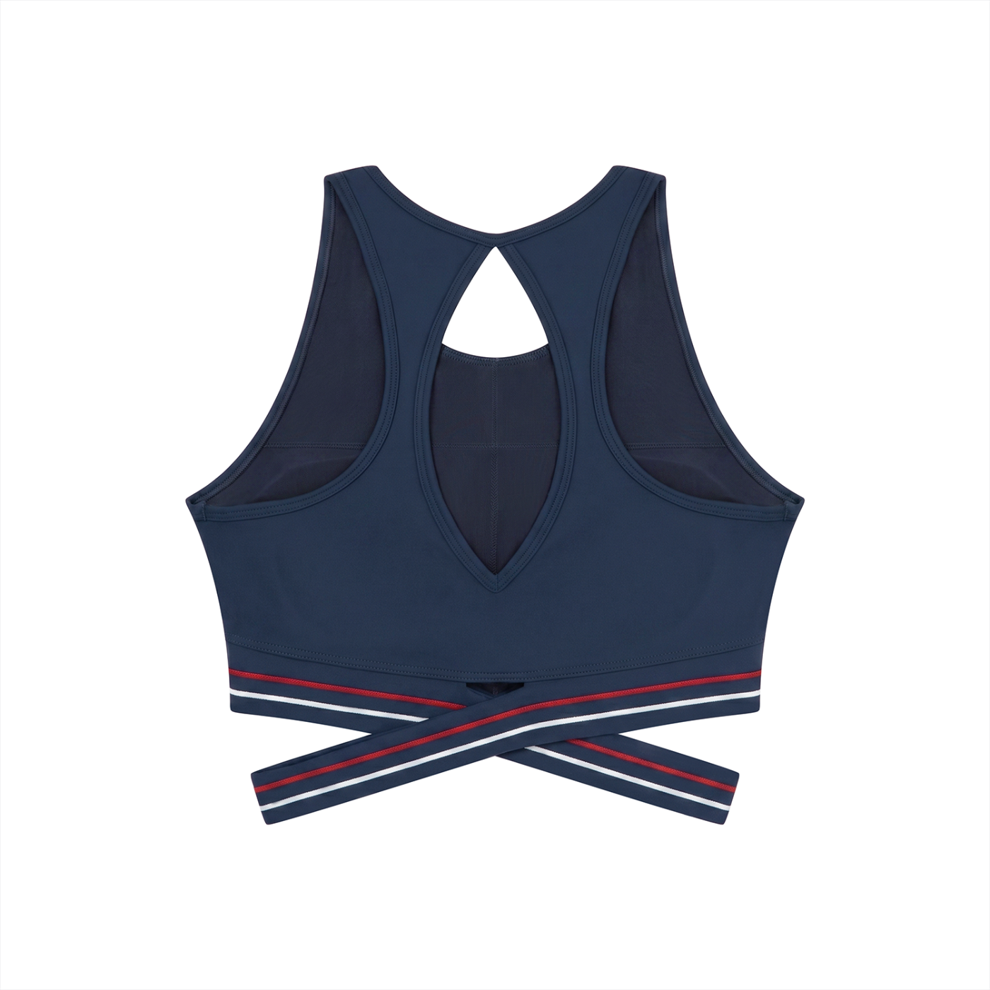 Women’s Criss-Cross Sports Bra – Backless Yoga & Workout Crop Top