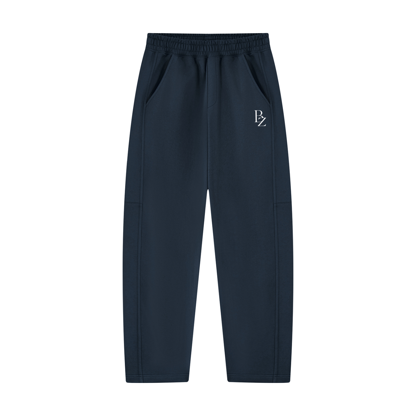 Unisex Tapered Straight Hem Sweatpants