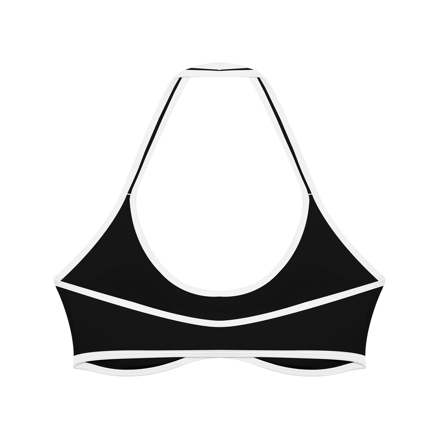 Women’s Halter Color Block Sports Bra – Cropped Yoga & Workout Top
