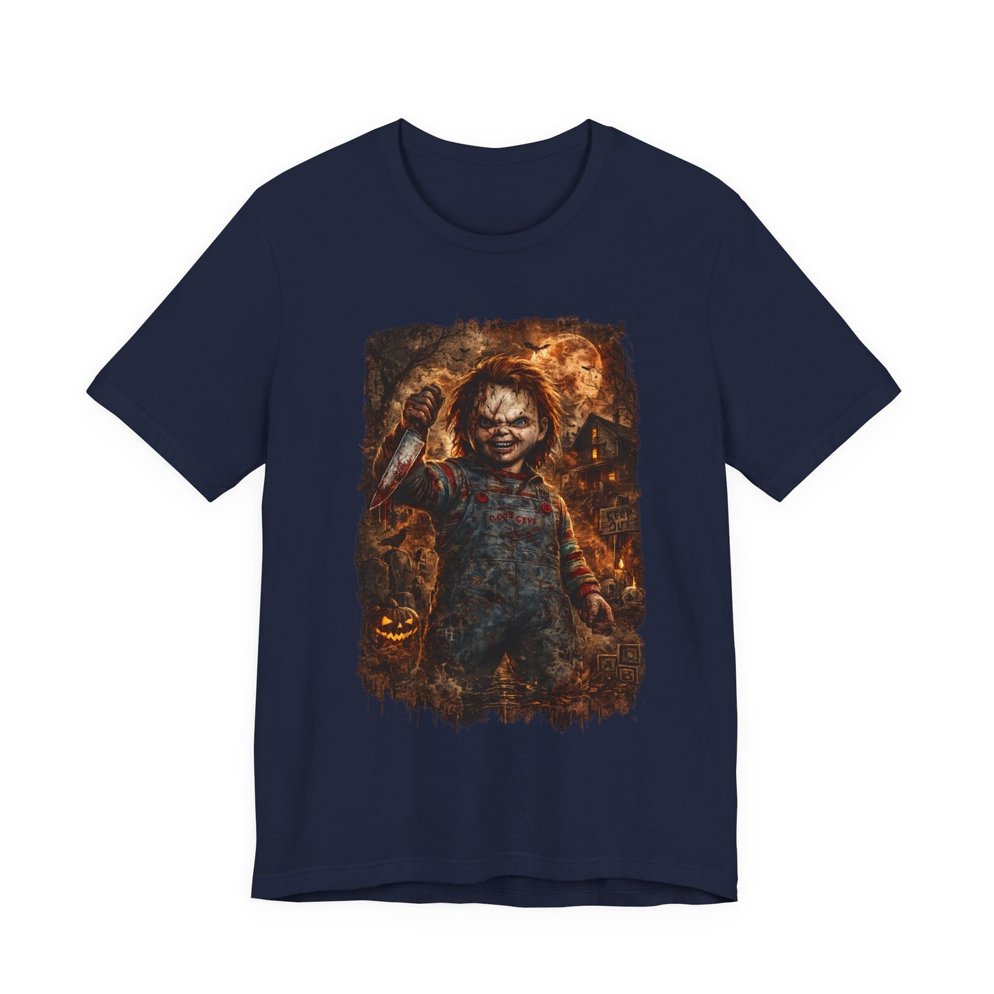 Chucky Horror Movie T-Shirt — Vintage Pumpkin Patch Halloween Tee