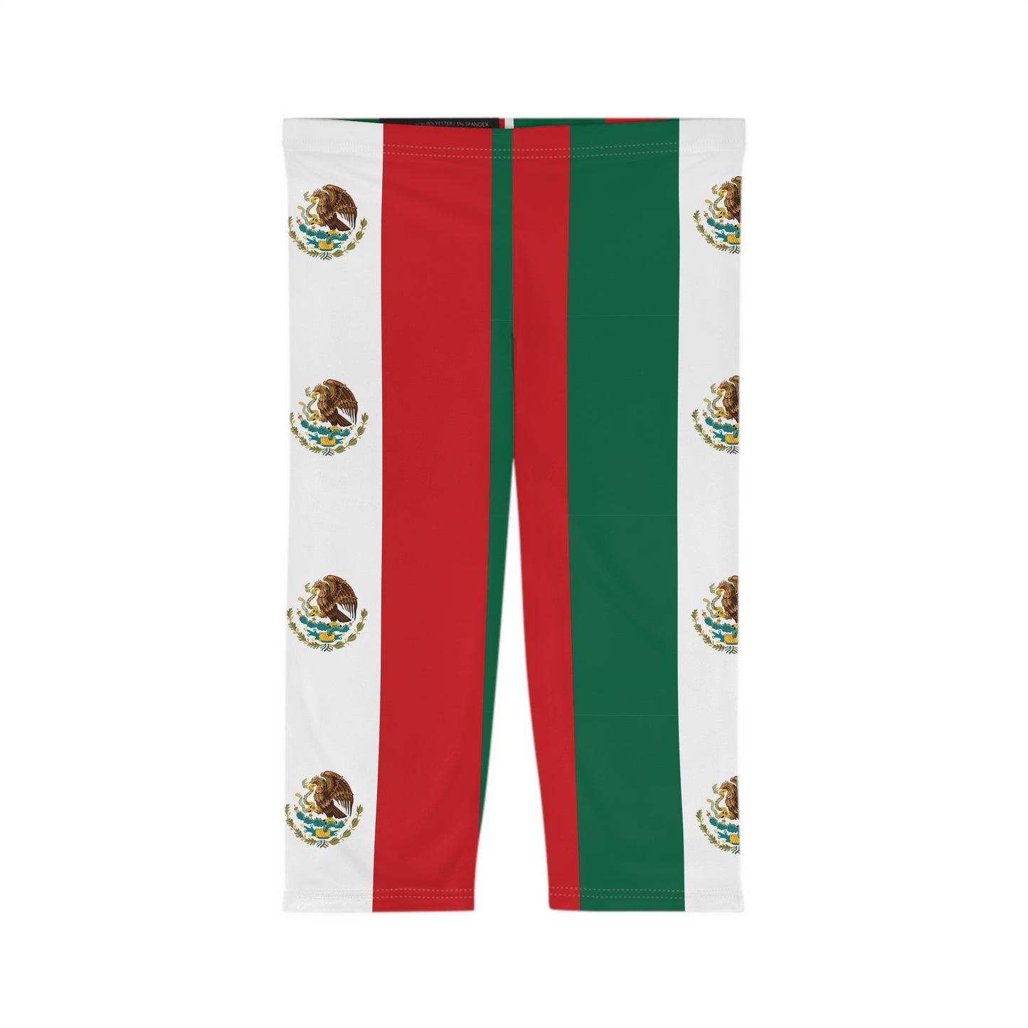 Mexican Flag Women’s Capri Leggings (AOP)