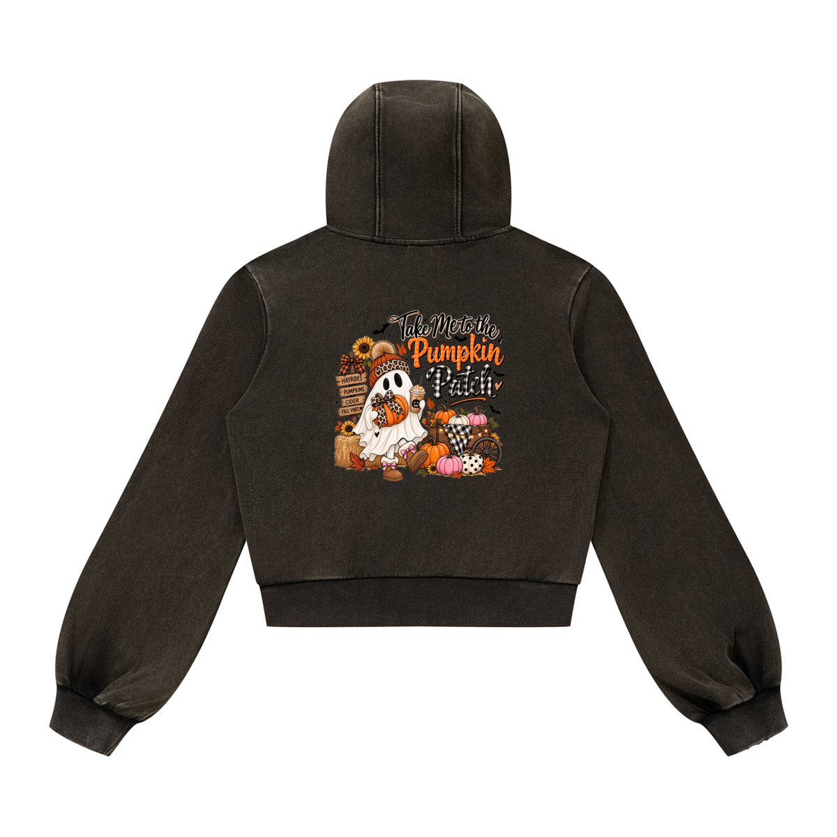 Women’s Vintage Wash Full Zip Hoodie